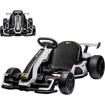 Licensed Dodge Challenger 12V Kids Ride-On Car with Remote Control, LED Lights, Music