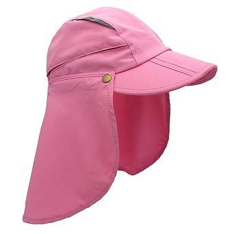 Safari Fishing Sun Cap Removable Neck Flap Quick Dry Hat
