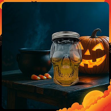 Dura Living™ Halloween Skull Mason Jars 42oz