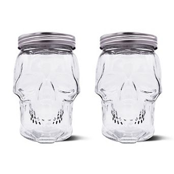 Dura Living™ Halloween Skull Mason Jars 42oz