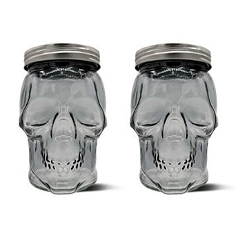 Dura Living™ Halloween Skull Mason Jars 42oz