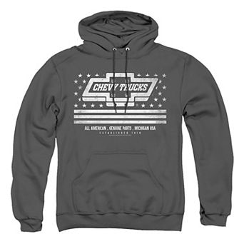 Big & Tall Chevrolet Trucks Flag Graphic Pullover Hoodie