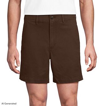 Men's Lands' End Comfort Waist 7-Inch Classic Fit Chino Shorts