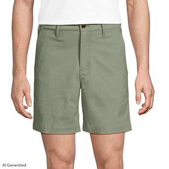 Men's Lands' End Comfort Waist 7-Inch Classic Fit Chino Shorts