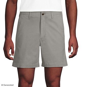 Men's Lands' End Comfort Waist 7-Inch Classic Fit Chino Shorts