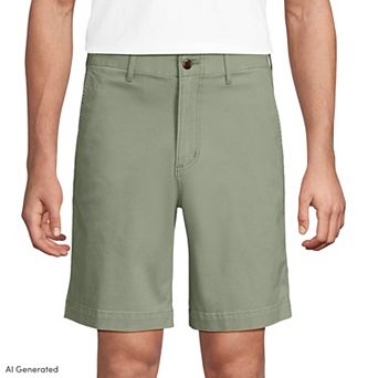 Men's Lands' End 9-Inch Comfort Waist Classic Fit Chino Shorts