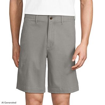 Men's Lands' End 9-Inch Comfort Waist Classic Fit Chino Shorts