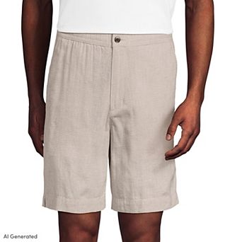 Men's Lands' End 9-Inch Classic Fit E-Waist Shorts
