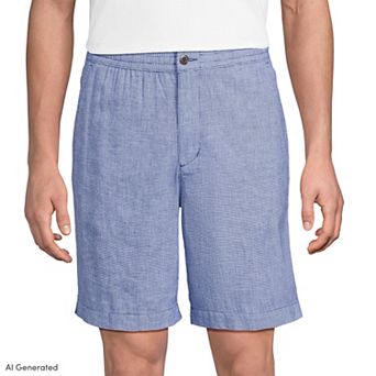 Men's Lands' End 9-Inch Classic Fit E-Waist Shorts