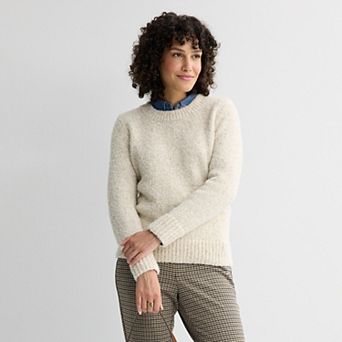 Women's Croft & Barrow® Textured Pullover Sweater