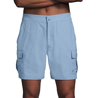 Men's Lands' End Quick Dry Cargo Swim Shorts