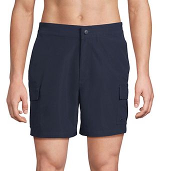 Men's Lands' End Quick Dry Cargo Swim Shorts