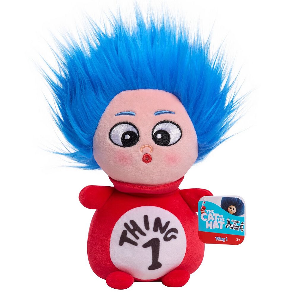 Just Play Dr. Seuss The Cat In The Hat Squooshy Thing 1 Plush Toy
