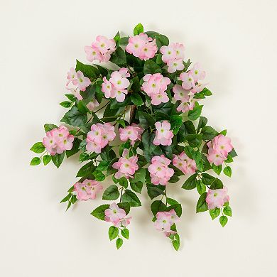 nearly natural 14-Inch UV Resistant Artificial Morning Glory Bush - Pack of 12