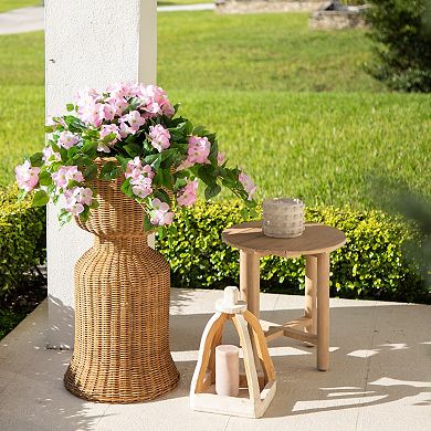 nearly natural 14-Inch UV Resistant Artificial Morning Glory Bush - Pack of 12