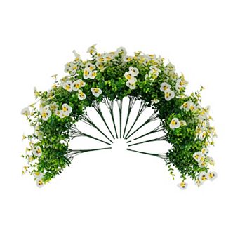 nearly natural UV Resistant Artificial Hydrangea Hanging Plant Set of 2