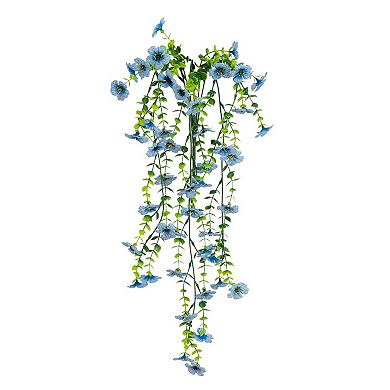 nearly natural 30-Inch UV Resistant Artificial Daisy Hanging Plant - 6-Pack