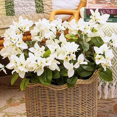 nearly natural 13-Inch UV Resistant Artificial Daisy Bush - Pack of 12