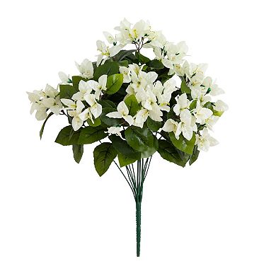 nearly natural 13-Inch UV Resistant Artificial Daisy Bush - Pack of 12