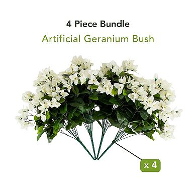 nearly natural 13-Inch UV Resistant Artificial Daisy Bush - Pack of 12