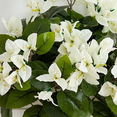 nearly natural 13-Inch UV Resistant Artificial Daisy Bush - Pack of 12