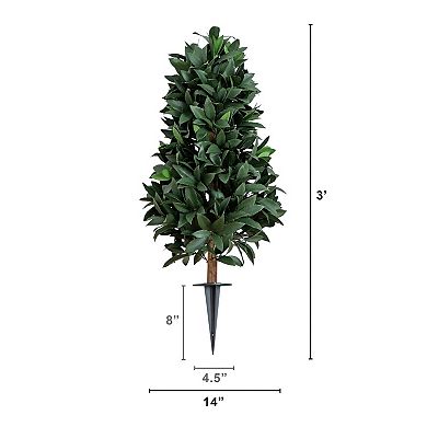 nearly natural UV Resistant Artificial Bougainvillea Bush Set of 4