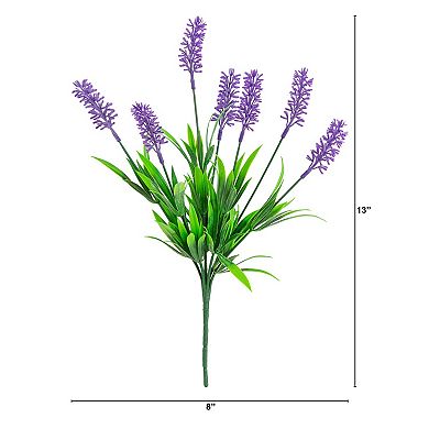 nearly natural 3-ft. UV Resistant Artificial Laurel Plant Set of 12