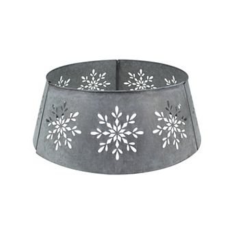 St. Nicholas Square® Metal Snowflake Cut Out Christmas Tree Skirt