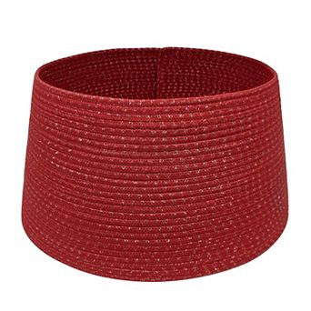 St. Nicholas Square® Lurex Rolled Christmas Tree Skirt