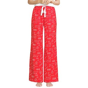 Women's Lands' End Poplin Wide Leg Pajama Pants