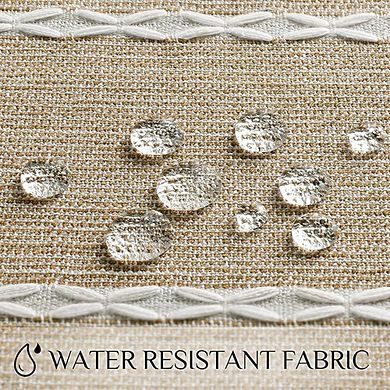 Waterproof Linen-Cotton Rectangle Tablecloth Heavyweight Boho Cover