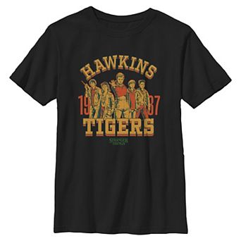 Boys 6-20 Stranger Things Hawkins Tigers 1967 Graphic Tee