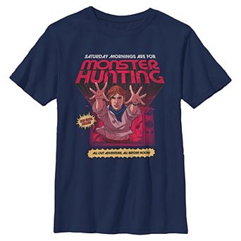 Boys 6-20 Stranger Things Monster Hunting Graphic Tee
