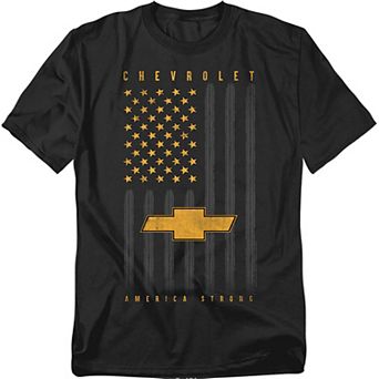 Big & Tall Chevrolet USA Flag Graphic Tee