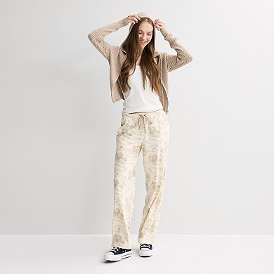 Juniors' Bronco Allover Print Pants