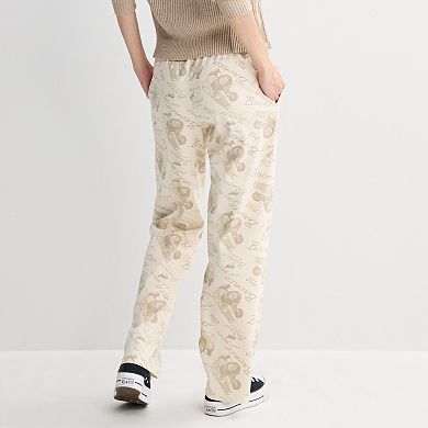 Juniors' Bronco Allover Print Pants