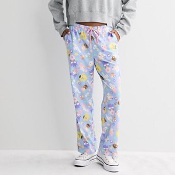 Juniors' Hello Kitty & Friends Allover Floral Print Pants