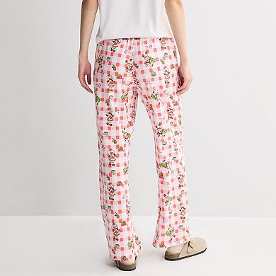 Juniors' Allover Strawberry Shortcake Print Pants