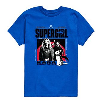 Boys 8-20 Supergirl Kara, Ruthye & Krypto Graphic Tee