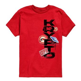 Boys 8-20 Supergirl Krypto Grunge Logo Graphic Tee