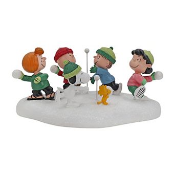 St. Nicholas Square® Peanuts Snowball Fight Village Accessory