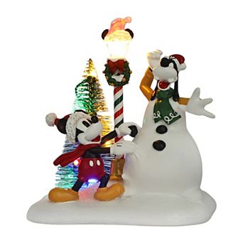 St. Nicholas Square® Disney's Mickey & Goofy Snowman Table Decor