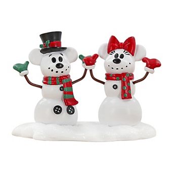 St. Nicholas Square® Disney's Mickey & Minnie Mouse Snowmen Table Decor