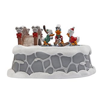 St. Nicholas Square® Disney's Donald Duck & Boys Play Hockey Motion Table Decor