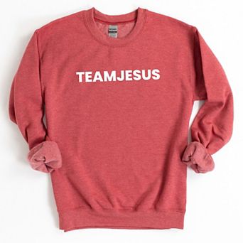Team Jesus, Jesus Loves You - Women's Graphic Sweatshirt