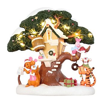 St. Nicholas Square® Disney's Winnie the Pooh Tigger Tree House Polyresin LED Table Decor