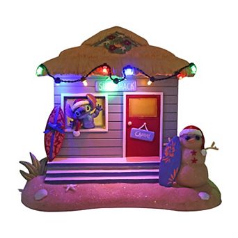 St. Nicholas Square® Disney's Stitch Surf Shack Polyresin LED Table Decor