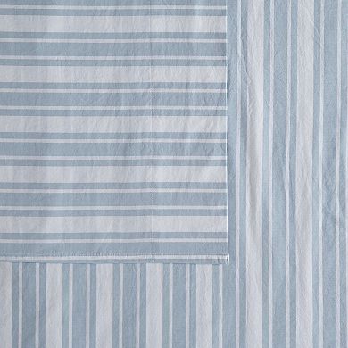 The Farmhouse Wide Ticking Stripe Cotton Sheet Set