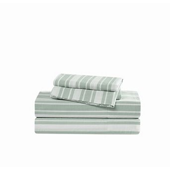 The Farmhouse Wide Ticking Stripe Cotton Sheet Set