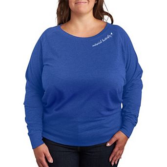 Plus Size Antisocial Butterfly French Terry Long Sleeve Tee